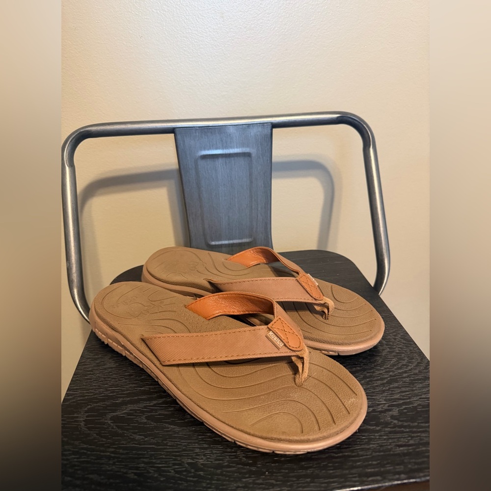 KUAILU Women's Flip Flops Ladies Yoga Mat Comfortable Walking Sz 39